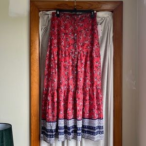 Boho maxi skirt